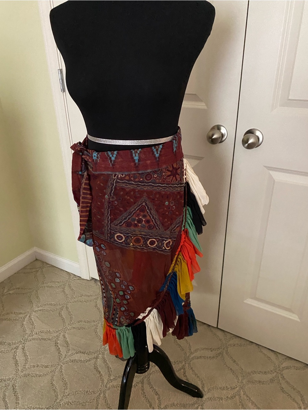 Jean Paul Gaultier Brown Multi-Color Patterned One-Piece Swimsuit - Picture 13 of 14